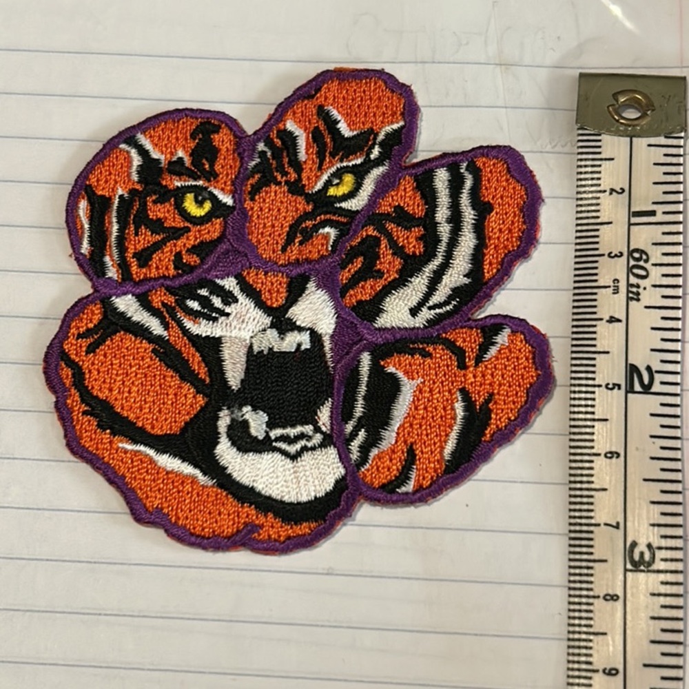 Licensed  lesson Tiger Iron-On Patch